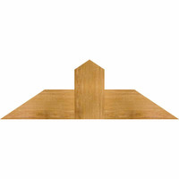 36"W x 12"H x 04"D x 6"F, 08/12 Pitch, Portland Rough Sawn Timber Gable Bracket, Western Red Cedar