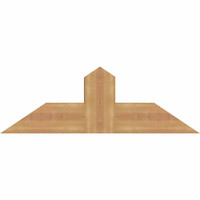 36"W x 12"H x 5 1/2"D x 5 1/2"F, 08/12 Pitch, Portland Smooth Timber Gable Bracket, Western Red Cedar