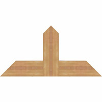 36"W x 18"H x 3 1/2"D x 5 1/2"F, 12/12 Pitch, Portland Smooth Timber Gable Bracket, Western Red Cedar