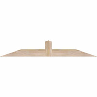 48"W x 08"H x 3 1/2"D x 3 1/2"F, 04/12 Pitch, Portland Smooth Timber Gable Bracket, Douglas Fir