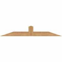 48"W x 08"H x 3 1/2"D x 3 1/2"F, 04/12 Pitch, Portland Smooth Timber Gable Bracket, Western Red Cedar
