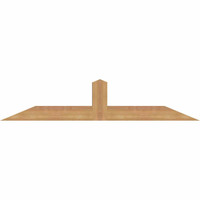 48"W x 10"H x 3 1/2"D x 3 1/2"F, 05/12 Pitch, Portland Smooth Timber Gable Bracket, Western Red Cedar