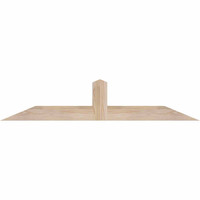 48"W x 10"H x 3 1/2"D x 3 1/2"F, 05/12 Pitch, Portland Smooth Timber Gable Bracket, Douglas Fir