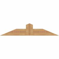 48"W x 10"H x 3 1/2"D x 5 1/2"F, 05/12 Pitch, Portland Smooth Timber Gable Bracket, Western Red Cedar