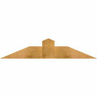 48"W x 10"H x 06"D x 6"F, 05/12 Pitch, Portland Rough Sawn Timber Gable Bracket, Western Red Cedar