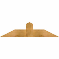 48"W x 12"H x 06"D x 6"F, 06/12 Pitch, Portland Rough Sawn Timber Gable Bracket, Western Red Cedar