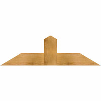 48"W x 14"H x 04"D x 6"F, 07/12 Pitch, Portland Rough Sawn Timber Gable Bracket, Western Red Cedar