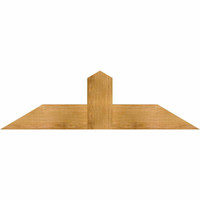 48"W x 14"H x 06"D x 6"F, 07/12 Pitch, Portland Rough Sawn Timber Gable Bracket, Western Red Cedar