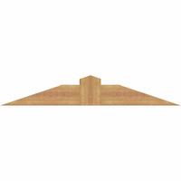 48"W x 08"H x 5 1/2"D x 5 1/2"F, 04/12 Pitch, Portland Smooth Timber Gable Bracket, Western Red Cedar