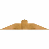 48"W x 10"H x 04"D x 6"F, 05/12 Pitch, Portland Rough Sawn Timber Gable Bracket, Western Red Cedar