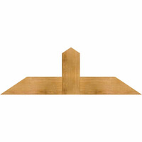 48"W x 16"H x 06"D x 6"F, 08/12 Pitch, Portland Rough Sawn Timber Gable Bracket, Western Red Cedar