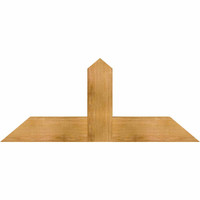 48"W x 20"H x 04"D x 6"F, 10/12 Pitch, Portland Rough Sawn Timber Gable Bracket, Western Red Cedar