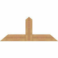 48"W x 20"H x 3 1/2"D x 5 1/2"F, 10/12 Pitch, Portland Smooth Timber Gable Bracket, Western Red Cedar