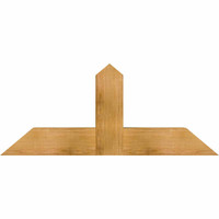 48"W x 20"H x 06"D x 6"F, 10/12 Pitch, Portland Rough Sawn Timber Gable Bracket, Western Red Cedar