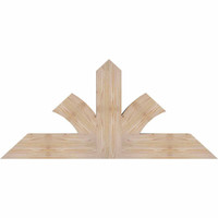 48"W x 22"H x 3 1/2"D x 5 1/2"F, 11/12 Pitch, Richland Smooth Timber Gable Bracket, Douglas Fir