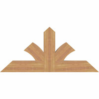 48"W x 22"H x 3 1/2"D x 5 1/2"F, 11/12 Pitch, Richland Smooth Timber Gable Bracket, Western Red Cedar