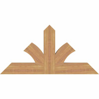 48"W x 24"H x 3 1/2"D x 5 1/2"F, 12/12 Pitch, Richland Smooth Timber Gable Bracket, Western Red Cedar