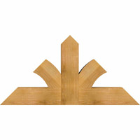 48"W x 24"H x 06"D x 6"F, 12/12 Pitch, Richland Rough Sawn Timber Gable Bracket, Western Red Cedar