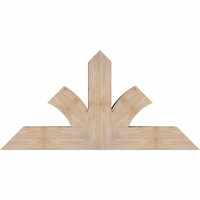48"W x 24"H x 5 1/2"D x 5 1/2"F, 12/12 Pitch, Richland Smooth Timber Gable Bracket, Douglas Fir
