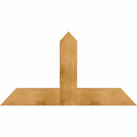 48"W x 26"H x 04"D x 6"F, 13/12 Pitch, Portland Rough Sawn Timber Gable Bracket, Western Red Cedar