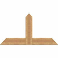 48"W x 26"H x 3 1/2"D x 5 1/2"F, 13/12 Pitch, Portland Smooth Timber Gable Bracket, Western Red Cedar
