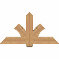 48"W x 26"H x 3 1/2"D x 5 1/2"F, 13/12 Pitch, Redmond Smooth Timber Gable Bracket, Western Red Cedar