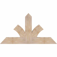 48"W x 26"H x 3 1/2"D x 5 1/2"F, 13/12 Pitch, Richland Smooth Timber Gable Bracket, Douglas Fir
