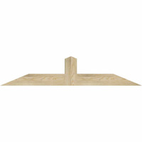 48"W x 10"H x 04"D x 4"F, 05/12 Pitch, Portland Rough Sawn Timber Gable Bracket, Douglas Fir