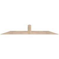 60"W x 10"H x 3 1/2"D x 3 1/2"F, 04/12 Pitch, Portland Smooth Timber Gable Bracket, Douglas Fir