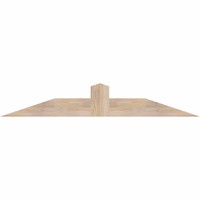 60"W x 10"H x 3 1/2"D x 5 1/2"F, 04/12 Pitch, Portland Smooth Timber Gable Bracket, Douglas Fir