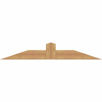 60"W x 10"H x 3 1/2"D x 5 1/2"F, 04/12 Pitch, Portland Smooth Timber Gable Bracket, Western Red Cedar