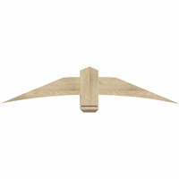 60"W x 12"H x 04"D x 6"F, 05/12 Pitch, Bellingham Rough Sawn Timber Gable Bracket, Douglas Fir