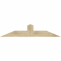 60"W x 12"H x 04"D x 6"F, 05/12 Pitch, Portland Rough Sawn Timber Gable Bracket, Douglas Fir