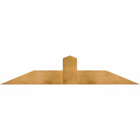 60"W x 12"H x 04"D x 6"F, 05/12 Pitch, Portland Rough Sawn Timber Gable Bracket, Western Red Cedar