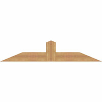 60"W x 12"H x 3 1/2"D x 5 1/2"F, 05/12 Pitch, Portland Smooth Timber Gable Bracket, Western Red Cedar