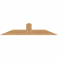 60"W x 12"H x 5 1/2"D x 5 1/2"F, 05/12 Pitch, Portland Smooth Timber Gable Bracket, Western Red Cedar