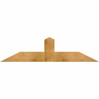 60"W x 15"H x 06"D x 6"F, 06/12 Pitch, Portland Rough Sawn Timber Gable Bracket, Western Red Cedar