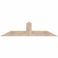 60"W x 15"H x 5 1/2"D x 5 1/2"F, 06/12 Pitch, Portland Smooth Timber Gable Bracket, Douglas Fir