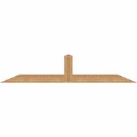 60"W x 12"H x 3 1/2"D x 3 1/2"F, 05/12 Pitch, Portland Smooth Timber Gable Bracket, Western Red Cedar