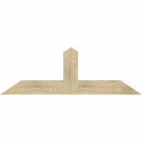 60"W x 20"H x 04"D x 6"F, 08/12 Pitch, Portland Rough Sawn Timber Gable Bracket, Douglas Fir