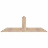 60"W x 20"H x 3 1/2"D x 5 1/2"F, 08/12 Pitch, Portland Smooth Timber Gable Bracket, Douglas Fir