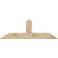 60"W x 20"H x 06"D x 6"F, 08/12 Pitch, Portland Rough Sawn Timber Gable Bracket, Douglas Fir