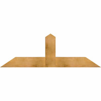 60"W x 20"H x 06"D x 6"F, 08/12 Pitch, Portland Rough Sawn Timber Gable Bracket, Western Red Cedar