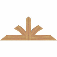 60"W x 25"H x 5 1/2"D x 5 1/2"F, 10/12 Pitch, Richland Smooth Timber Gable Bracket, Western Red Cedar