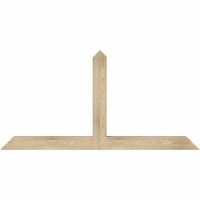 60"W x 30"H x 04"D x 4"F, 12/12 Pitch, Portland Rough Sawn Timber Gable Bracket, Douglas Fir