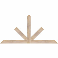 60"W x 30"H x 3 1/2"D x 3 1/2"F, 12/12 Pitch, Saratoga Smooth Timber Gable Bracket, Douglas Fir