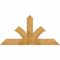 60"W x 30"H x 04"D x 6"F, 12/12 Pitch, Richland Rough Sawn Timber Gable Bracket, Western Red Cedar