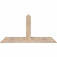 60"W x 30"H x 5 1/2"D x 5 1/2"F, 12/12 Pitch, Portland Smooth Timber Gable Bracket, Douglas Fir