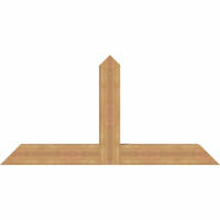 60"W x 30"H x 5 1/2"D x 5 1/2"F, 12/12 Pitch, Portland Smooth Timber Gable Bracket, Western Red Cedar