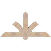 60"W x 30"H x 5 1/2"D x 5 1/2"F, 12/12 Pitch, Redmond Smooth Timber Gable Bracket, Douglas Fir